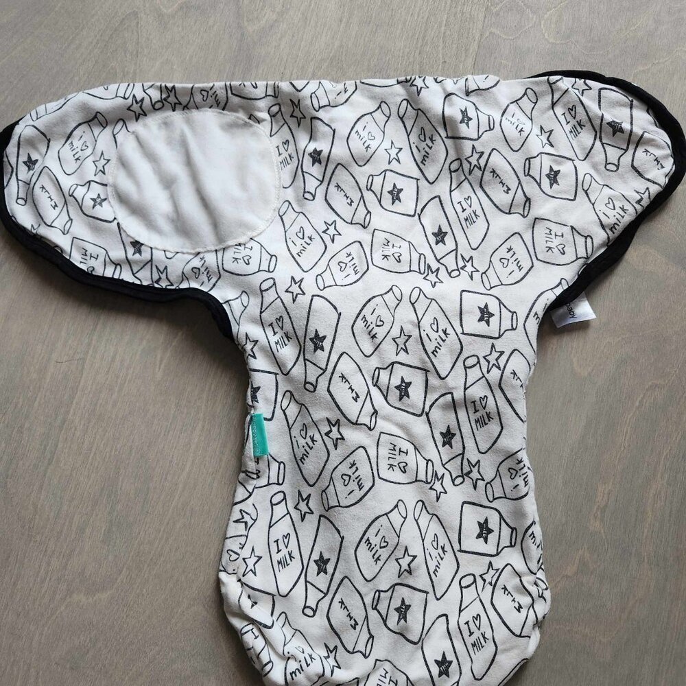 Milk leke baby swaddle 100% cotton good sleep
